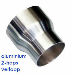 2-traps verloop / reducer van alu