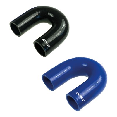 180° siliconenbochten in blauw en zwart